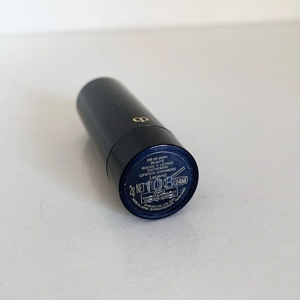 Cle de peau cashmere lipstick in red legend rouge a levres